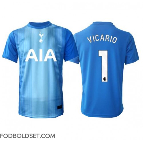 Tottenham Hotspur Guglielmo Vicario #1 Målmand Udebanetrøje 2025-26 Kortærmet